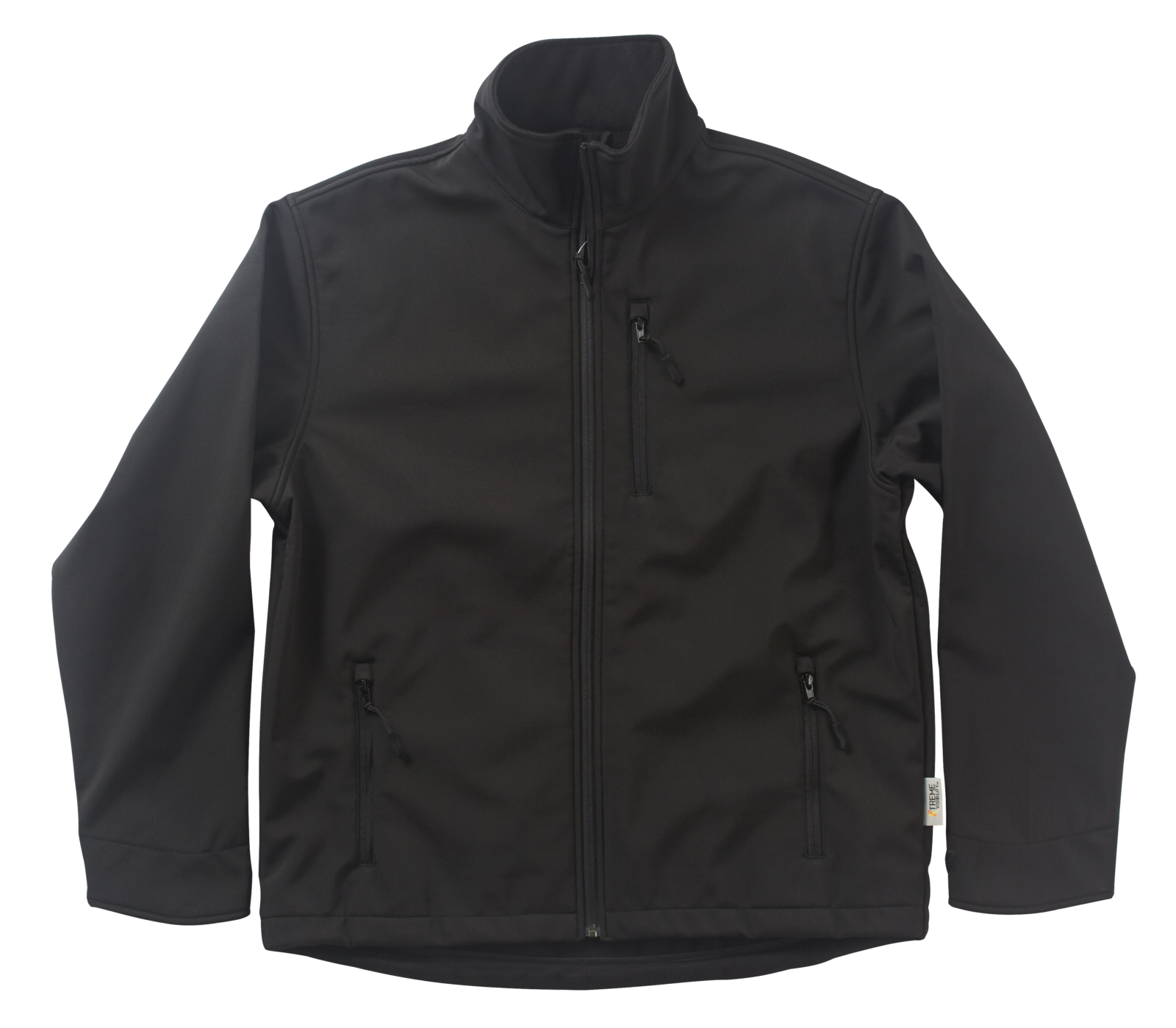 Xtreme-Flex™ MEN’S Black Soft Shell Corporate Jacket - Xtreme Visibility
