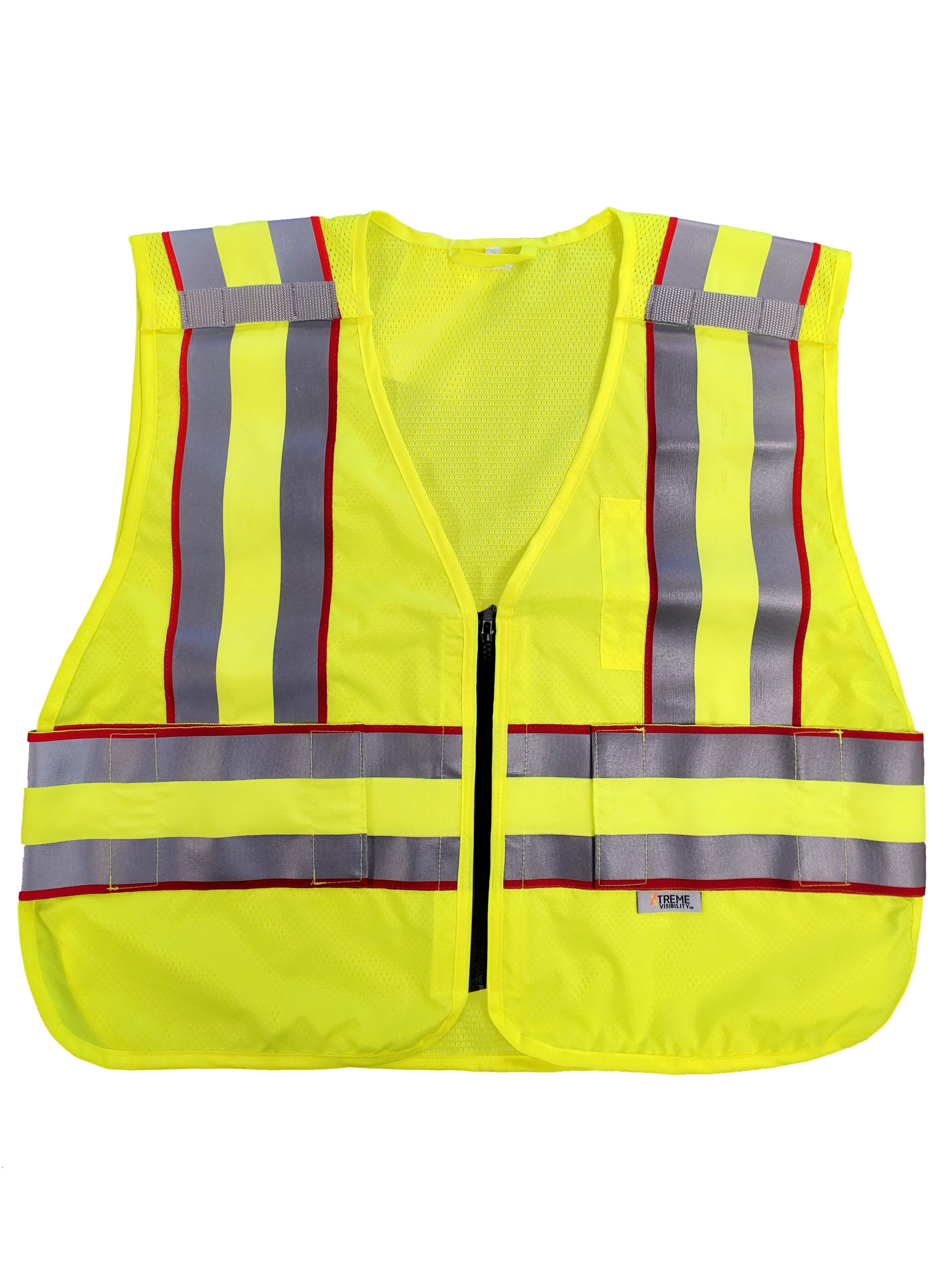 VIEWBRITE Class 2 Breakaway Safety Vest - Hi-Vis Yellow, 5-Point, EMS